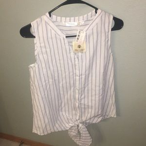Button-up Tank Top-Palm Springs Boutique